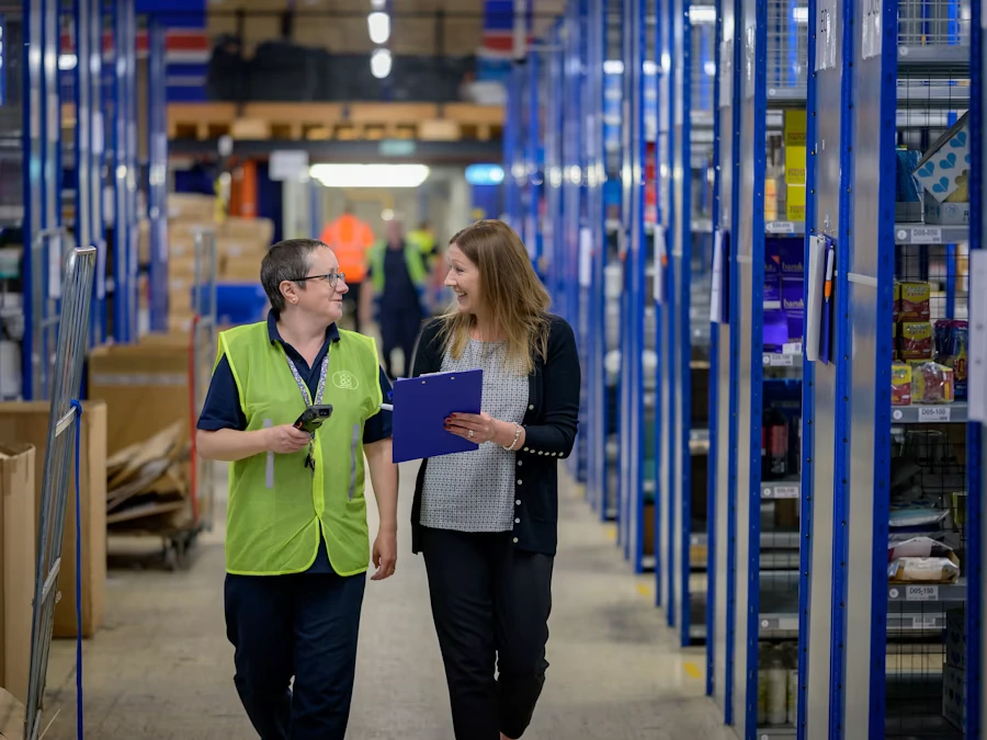 On Your Mark Delivery professional warehouse team