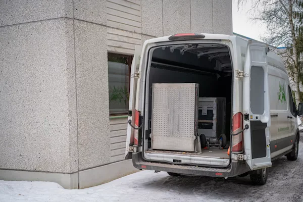 Professional delivery van ready for Vancouver logistics